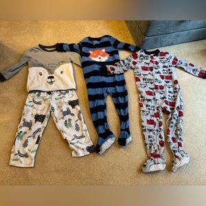 Lot of 3T Fleece Pajamas